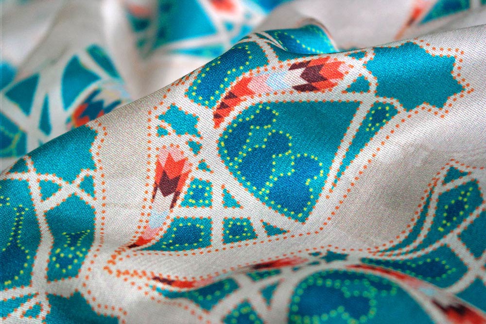 Deryn Schmidt Spring/Summer 2014/15 silk fabric