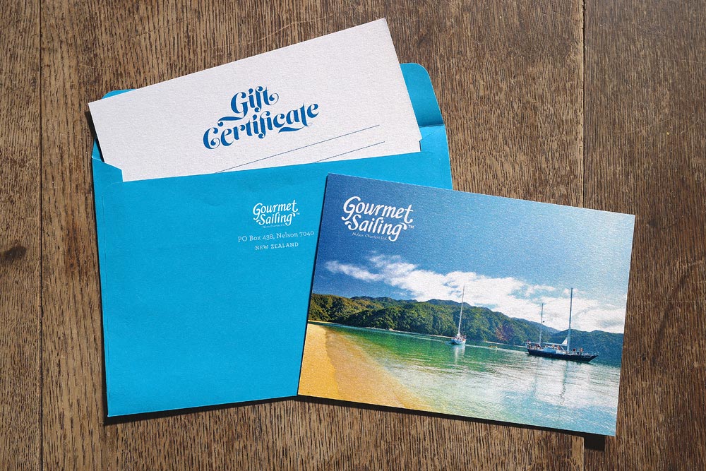 Gourmet Sailing gift card