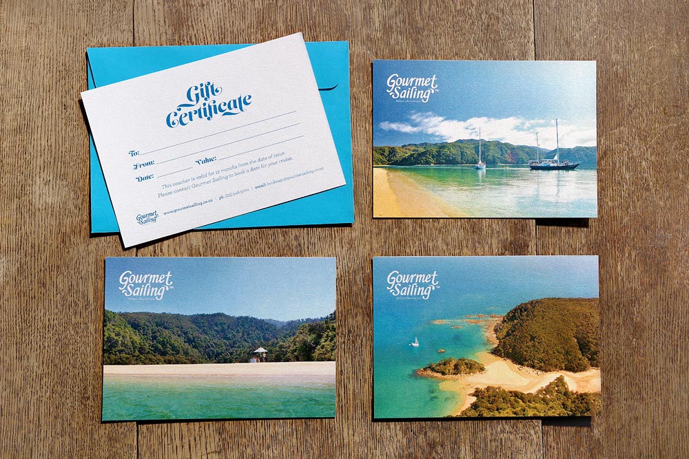 Gourmet Sailing gift cards