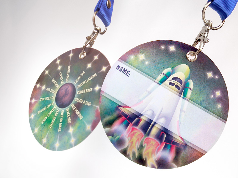 Out of this World lanyards
