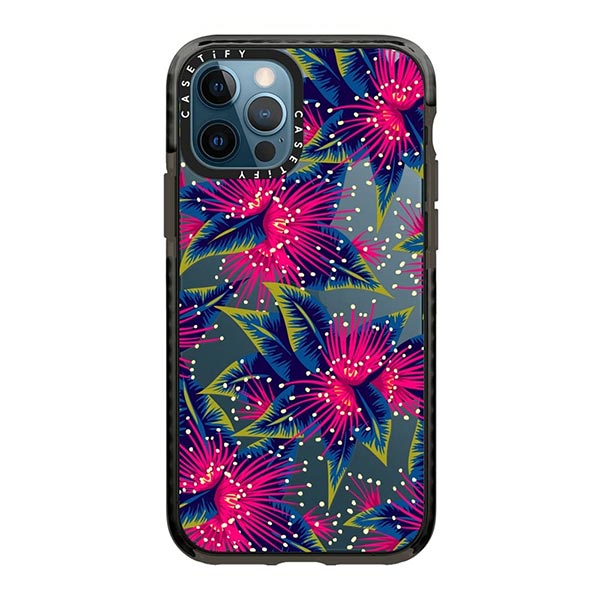 New Zealand pink rata flowers phone case by Andrea Muller