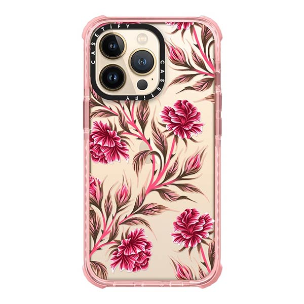 Roses floral pattern phone case by Andrea Muller