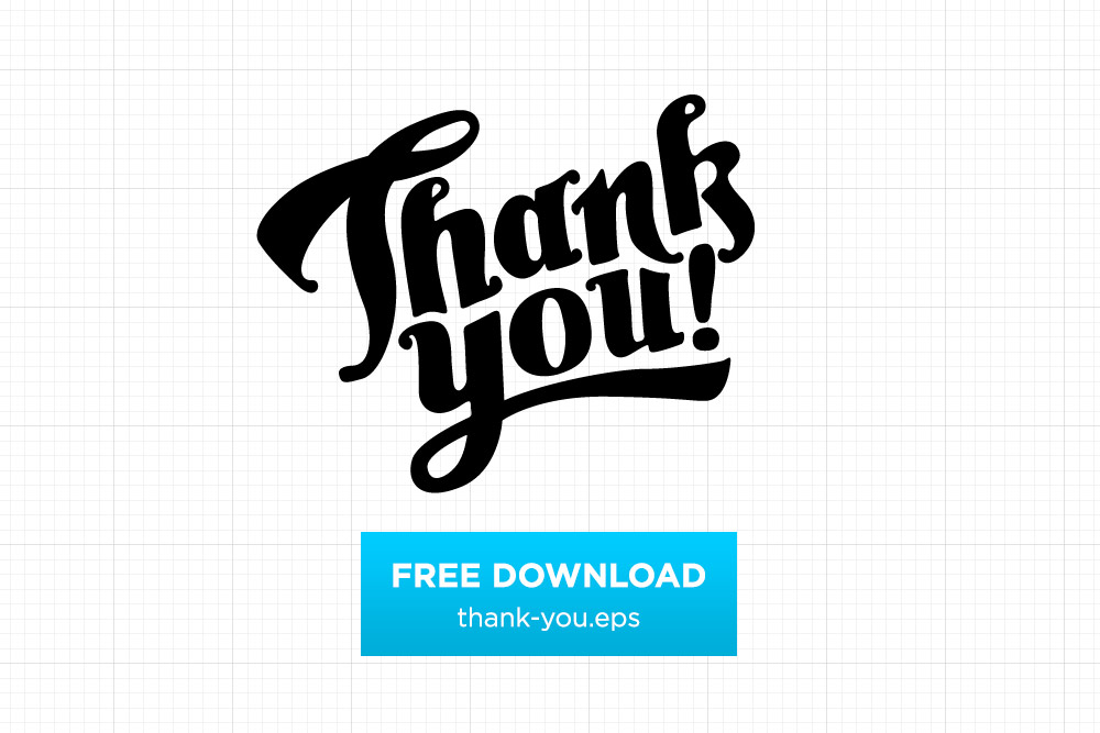 Thank you vector free download