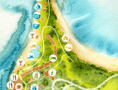 Interactive Fijian Resort map