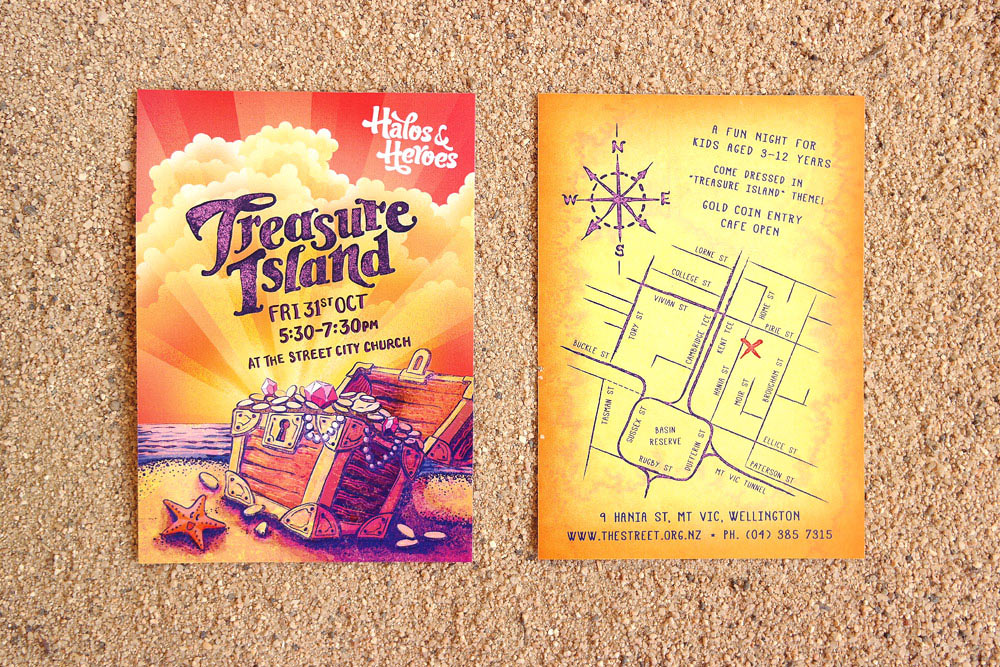 Treasure Island event flyer