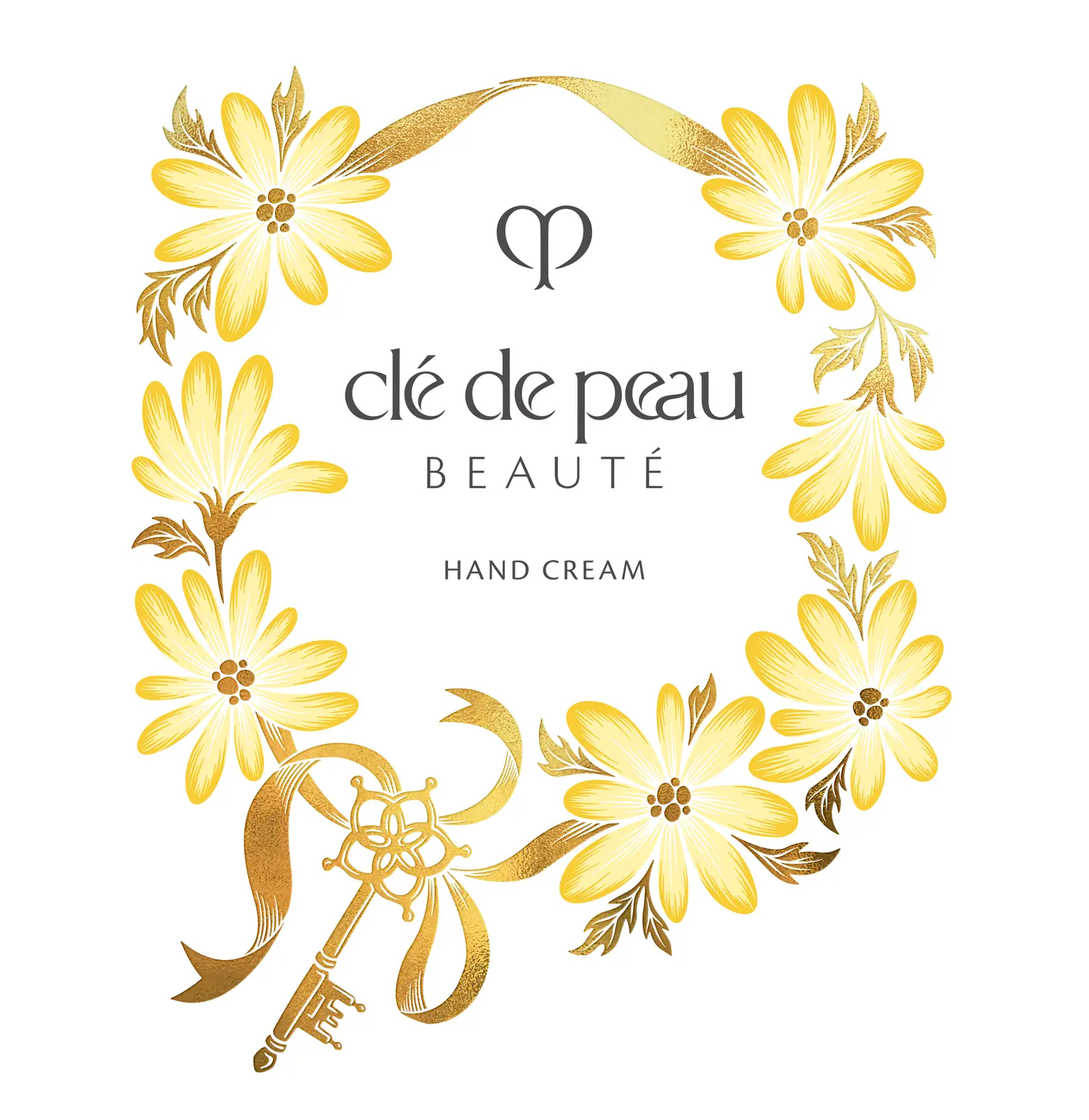 Yellow daisy wreath vector illustration by Andrea Muller
