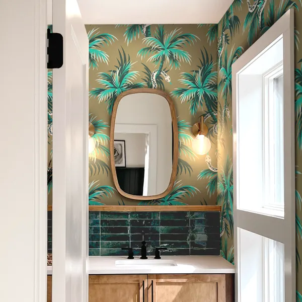 Snake palms tropical wallpaper collection by Andrea Muller